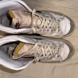 Nike White and Yellow High-Tops